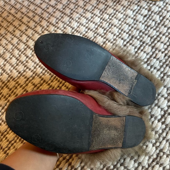 Red Gucci Princeton Loafers - Picture 6 of 6